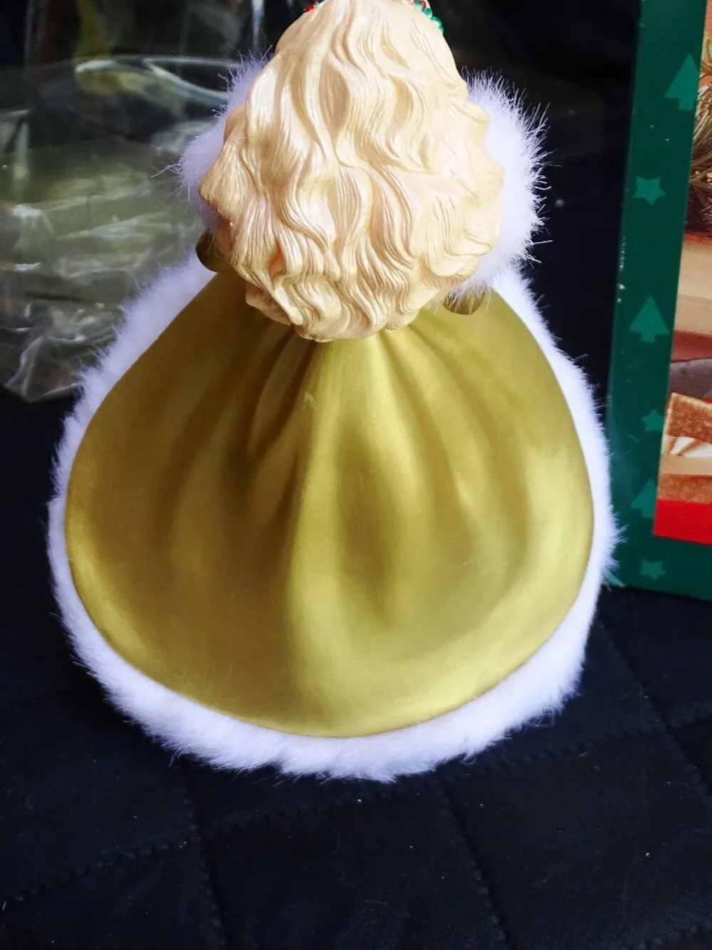 Hallmark Happy Holidays Barbie Christmas Stocking Hanger 1995